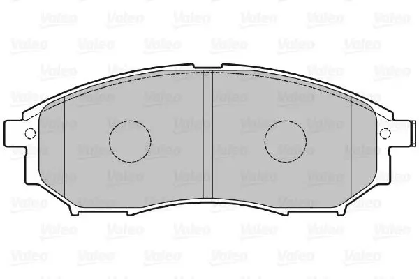 Handler.Part Brake pad set, disc brake Valeo 601337 2