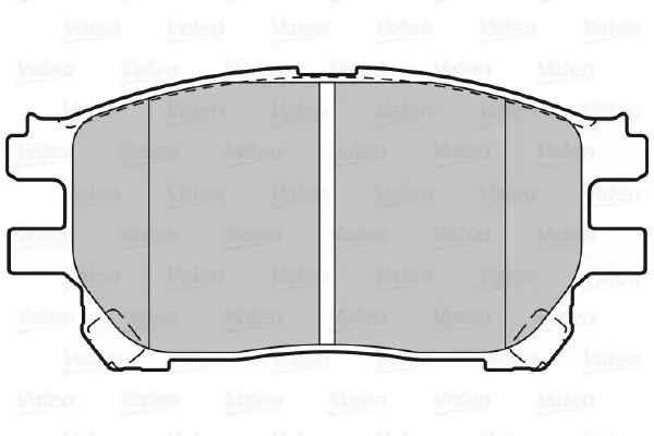 Handler.Part Brake pad set, disc brake Valeo 598710 2