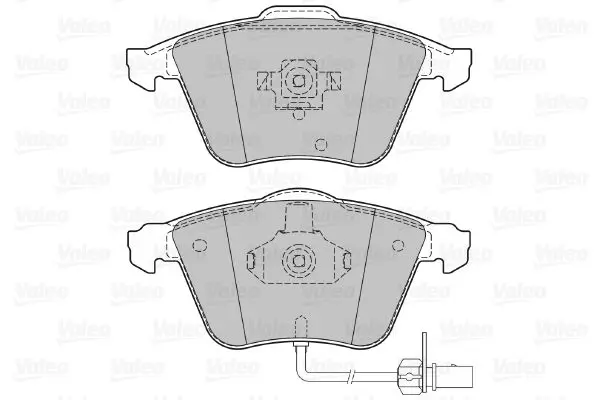 Handler.Part Brake pad set, disc brake Valeo 598822 2