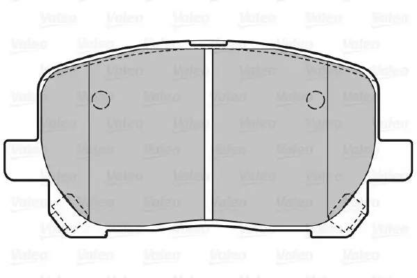 Handler.Part Brake pad set, disc brake Valeo 598541 2