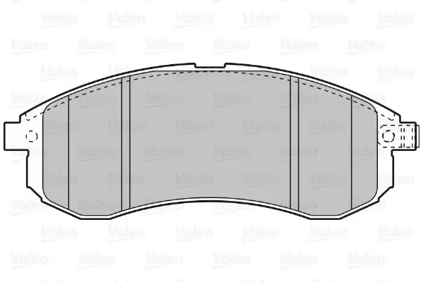 Handler.Part Brake pad set, disc brake Valeo 598855 2