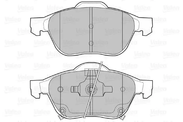 Handler.Part Brake pad set, disc brake Valeo 598653 2