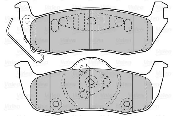 Handler.Part Brake pad set, disc brake Valeo 598920 2