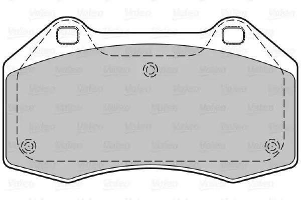 Handler.Part Brake pad set, disc brake Valeo 598861 2