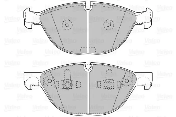 Handler.Part Brake pad set, disc brake Valeo 601128 2