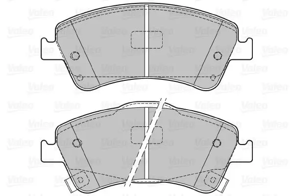 Handler.Part Brake pad set, disc brake Valeo 601058 2