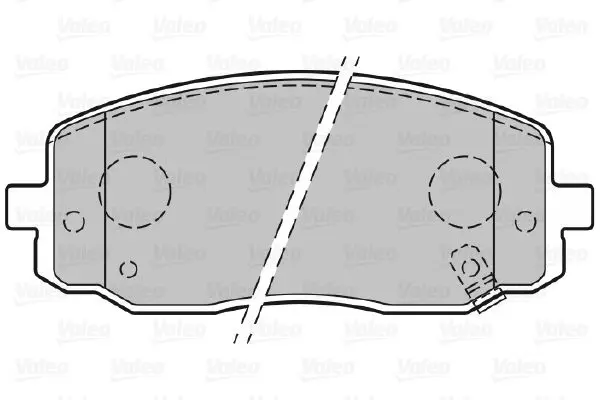 Handler.Part Brake pad set, disc brake Valeo 301707 2