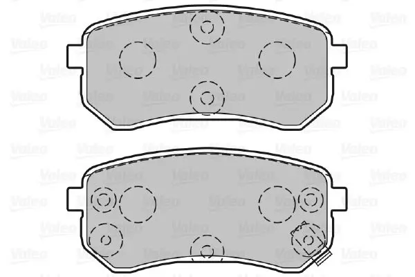 Handler.Part Brake pad set, disc brake Valeo 301706 2