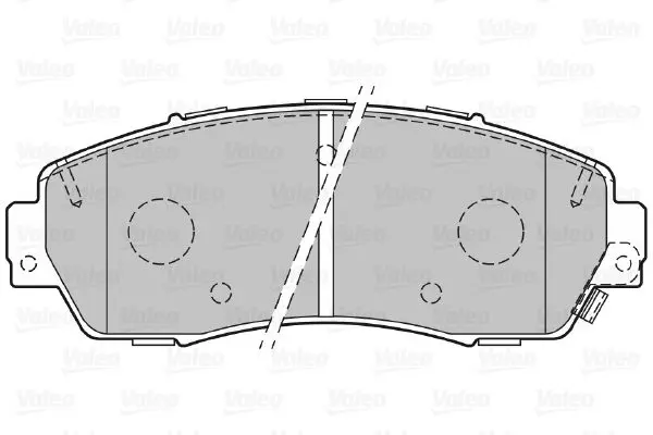 Handler.Part Brake pad set, disc brake Valeo 601365 2