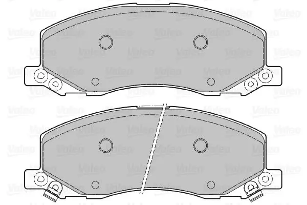 Handler.Part Brake pad set, disc brake Valeo 601048 2