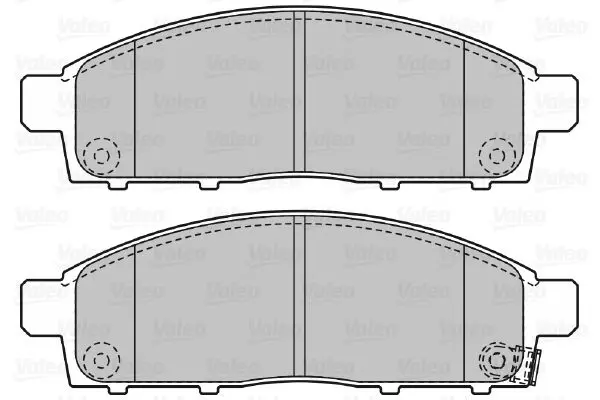 Handler.Part Brake pad set, disc brake Valeo 598893 2