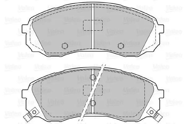 Handler.Part Brake pad set, disc brake Valeo 601129 2