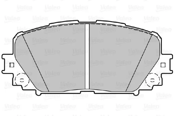 Handler.Part Brake pad set, disc brake Valeo 601052 2