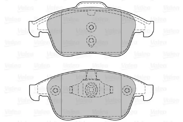 Handler.Part Brake pad set, disc brake Valeo 601066 2