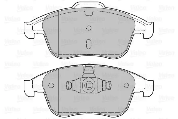 Handler.Part Brake pad set, disc brake Valeo 601050 2