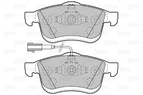 Handler.Part Brake pad set, disc brake Valeo 601014 2