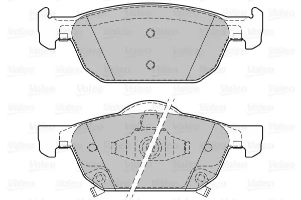 Handler.Part Brake pad set, disc brake Valeo 601149 2