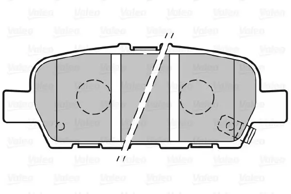 Handler.Part Brake pad set, disc brake Valeo 301148 2