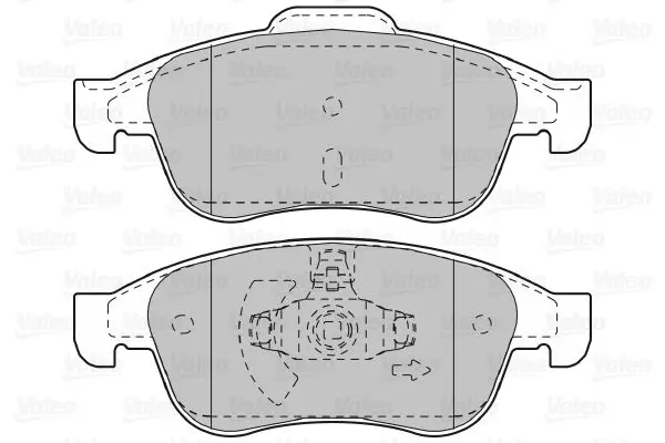 Handler.Part Brake pad set, disc brake Valeo 601045 2