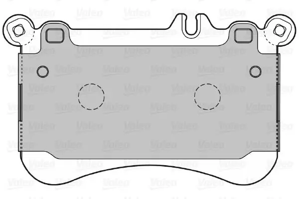 Handler.Part Brake pad set, disc brake Valeo 601306 2