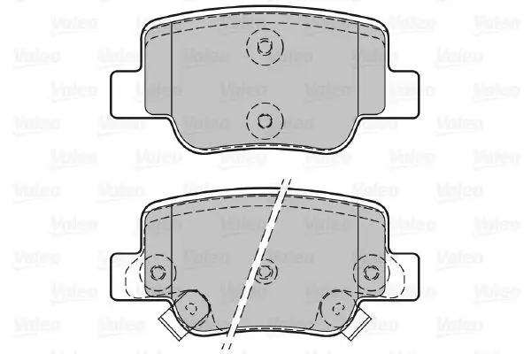 Handler.Part Brake pad set, disc brake Valeo 601064 2