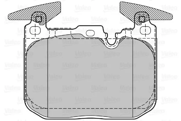 Handler.Part Brake pad set, disc brake Valeo 601391 2