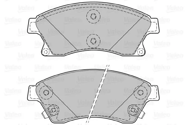 Handler.Part Brake pad set, disc brake Valeo 601071 2