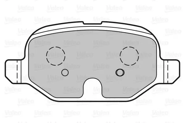 Handler.Part Brake pad set, disc brake Valeo 601327 2