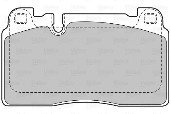 Handler.Part Brake pad set, disc brake Valeo 601467 2