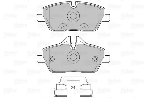 Handler.Part Brake pad set, disc brake Valeo 601356 2