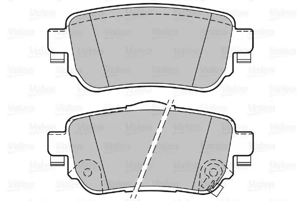 Handler.Part Brake pad set, disc brake Valeo 601416 2