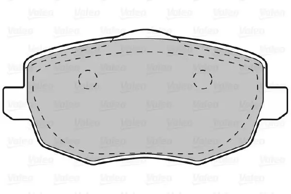 Handler.Part Brake pad set, disc brake Valeo 598761 2