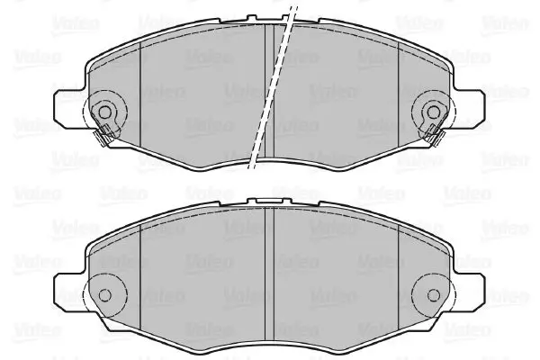 Handler.Part Brake pad set, disc brake Valeo 598894 2