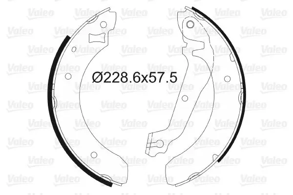 Handler.Part Brake shoe set Valeo 562031 1