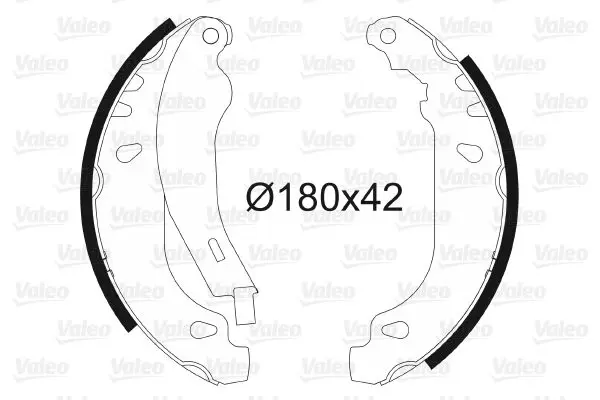 Handler.Part Brake shoe set Valeo 562040 1