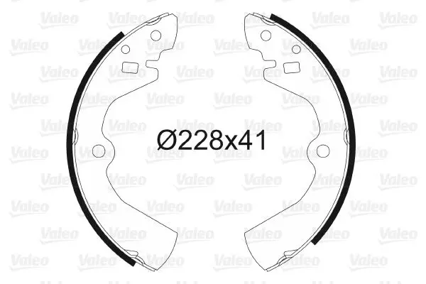 Handler.Part Brake shoe set Valeo 562076 1