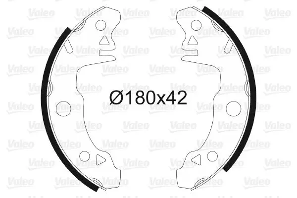 Handler.Part Brake shoe set Valeo 562390 1