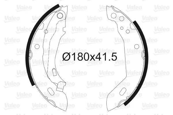 Handler.Part Brake shoe set Valeo 562448 1