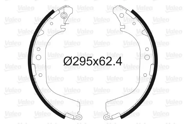 Handler.Part Brake shoe set Valeo 562604 1