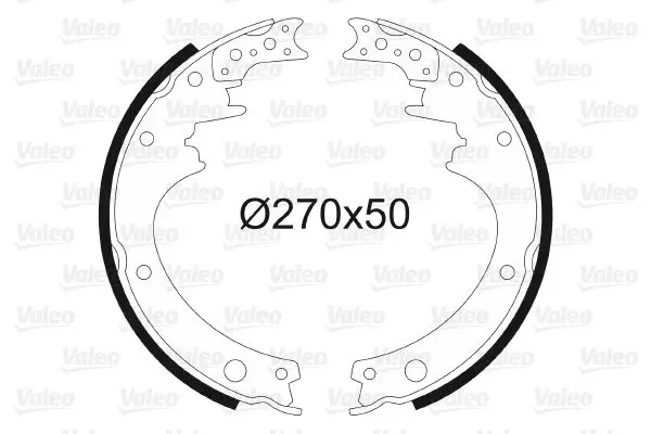 Handler.Part Brake shoe set Valeo 562605 1