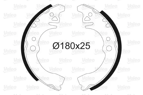 Handler.Part Brake shoe set Valeo 562625 1