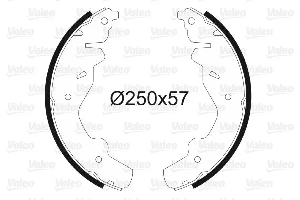 Handler.Part Brake shoe set Valeo 562740 1