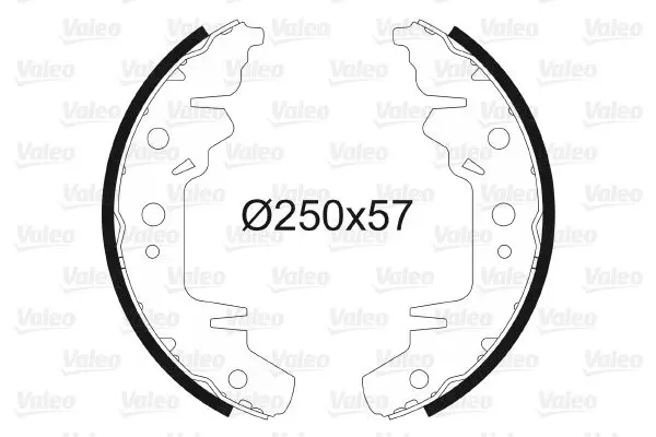 Handler.Part Brake shoe set Valeo 562760 1