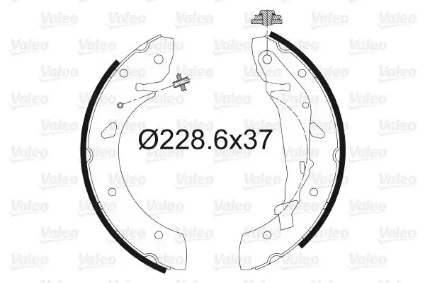 Handler.Part Brake shoe set Valeo 562773 1