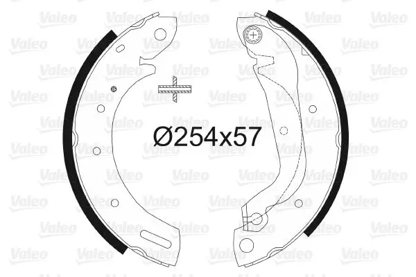 Handler.Part Brake shoe set Valeo 562782 1