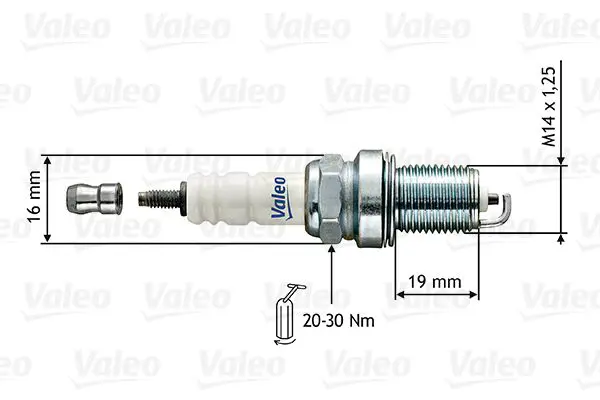 Handler.Part Spark plug Valeo 246851 1