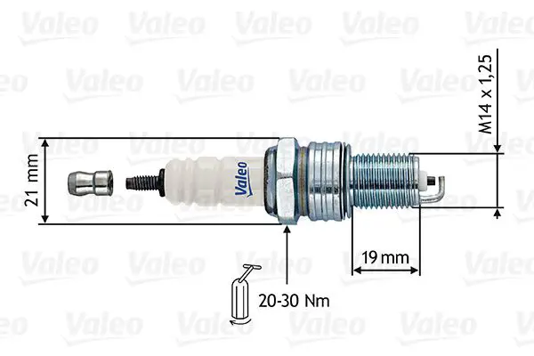 Handler.Part Spark plug Valeo 246854 1