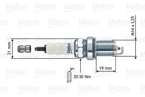 Handler.Part Spark plug Valeo 246856 1