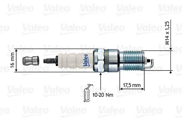 Handler.Part Spark plug Valeo 246864 1