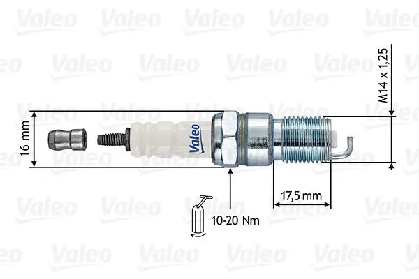 Handler.Part Spark plug Valeo 246868 1